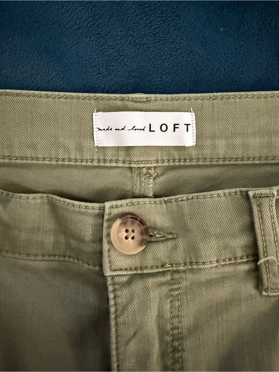 LOFT Pants - ANN TAYLOR LOFT Olive Utility-Style Skinny Pants NWOT